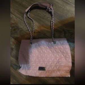 Pink Quilted Chain Bag